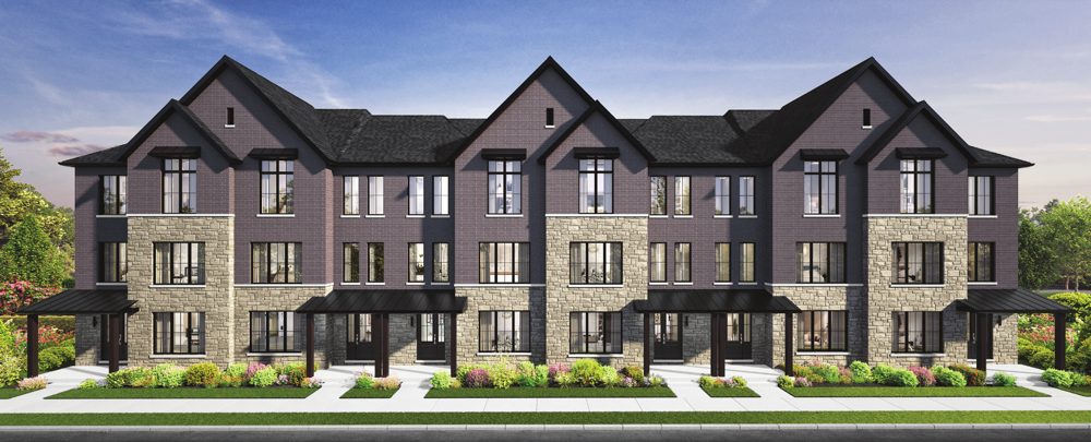 Exterior rendering of Dual Frontage Towns
