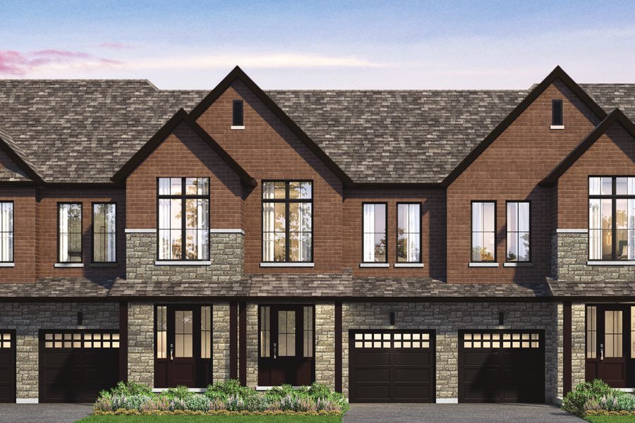 Elevation detail of The Langford